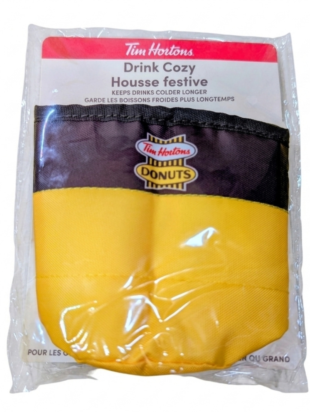 Tim Hortons Donuts Retro Drink Cozy – New In Package Collectible